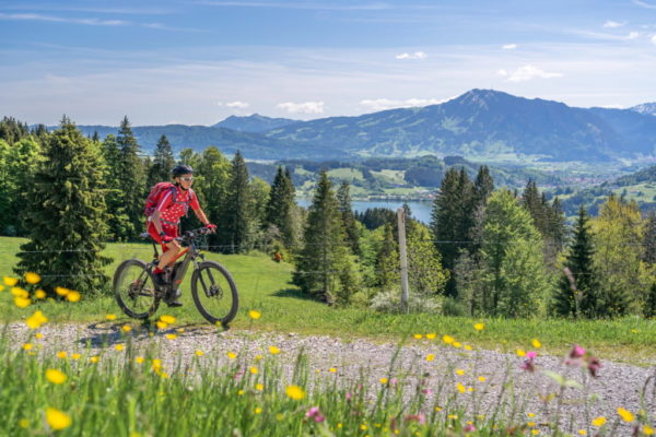 Women doing mountain biking in Tirol