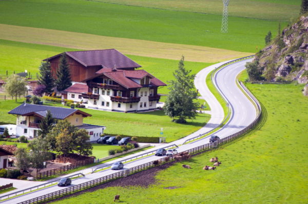 Langenfeld village in Tyrol