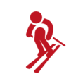 Skiing icon tirol