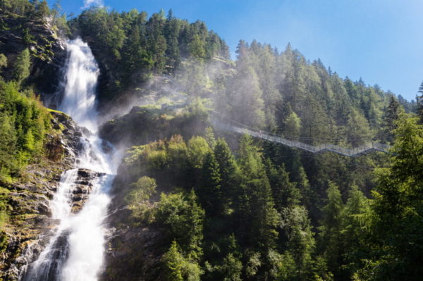 Stuibenfall waterfall in Tirol Austria